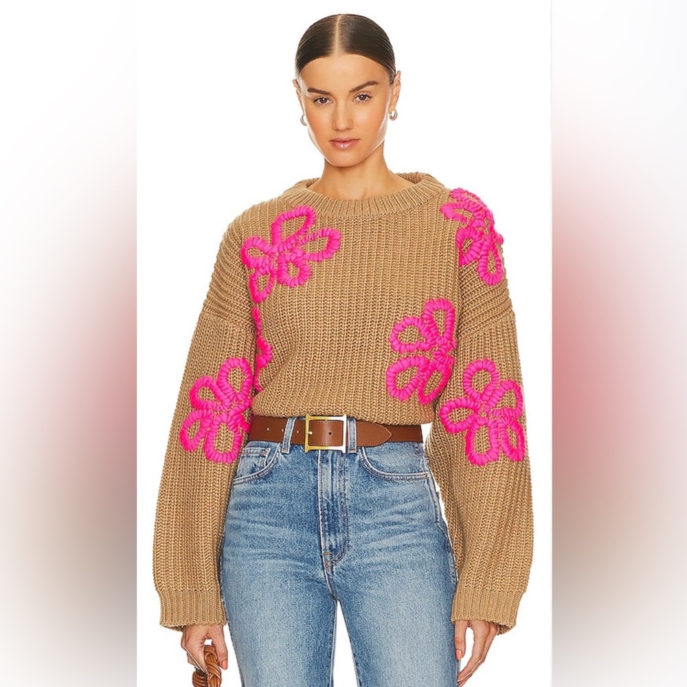 Essentiel Antwerp/Anthropologie Eschew Pullover Sweater in Brown Size L. NWT